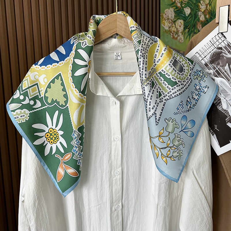 Foulard Quadrato Verde Boho co - Ethnic Fashion Women recensione e prezzo