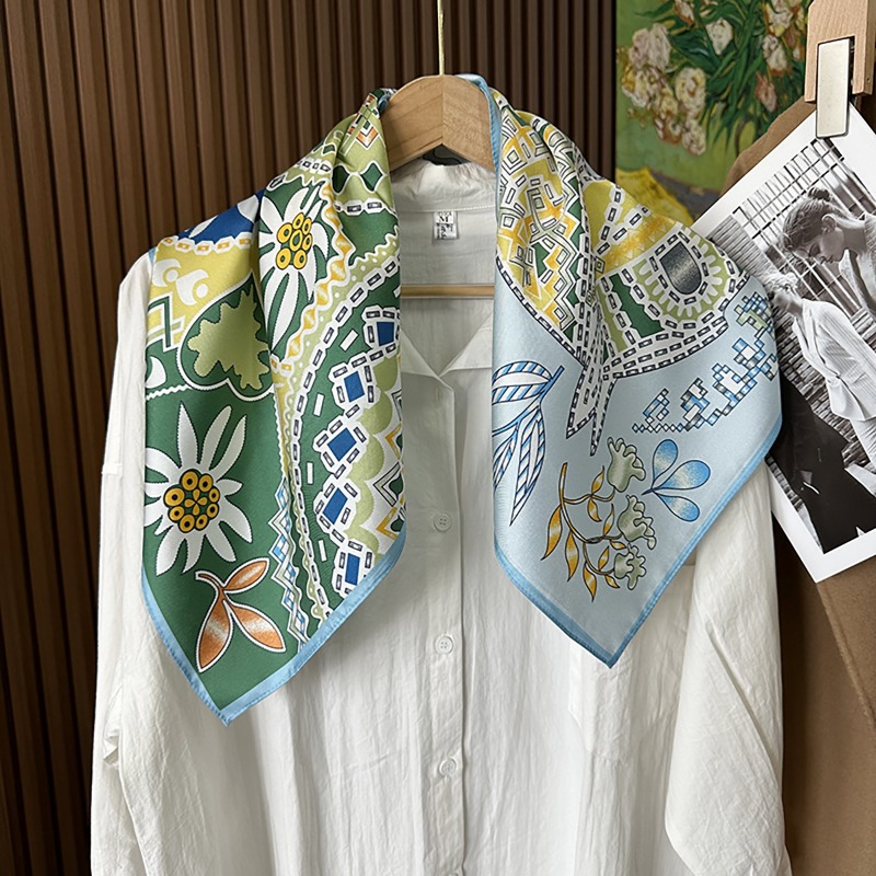 Foulard Quadrato Verde Boho co - Ethnic Fashion Women recensione e prezzo