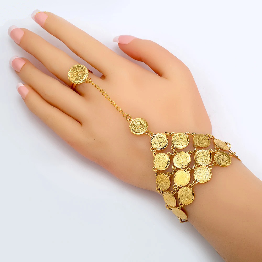 Bracciale a catena con monete  - Ethnic Fashion Co In recensione e prezzo